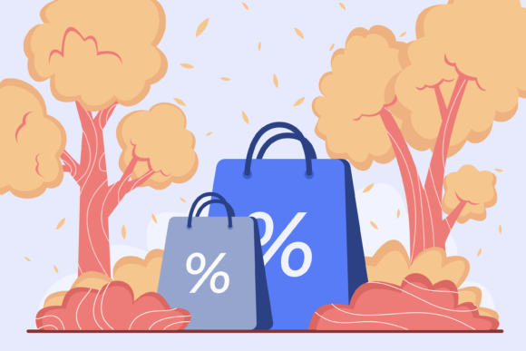 Capture the Season with Autumn Big Discount Sale Illustrations