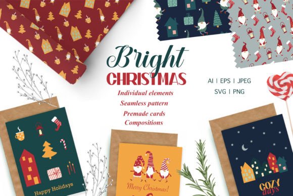 Charming Christmas Gnomes: Your Festive Design Toolkit