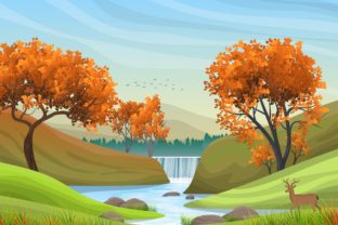 Nature Landscape Illustrations: Capturing Seasonal Beauty