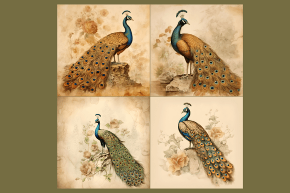 Timeless Elegance: Unlocking the Art of Vintage Peacock Illustrations