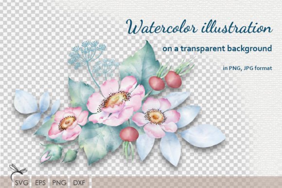 Watercolor Floral Illustrations Rosehip: A Designer's Guide